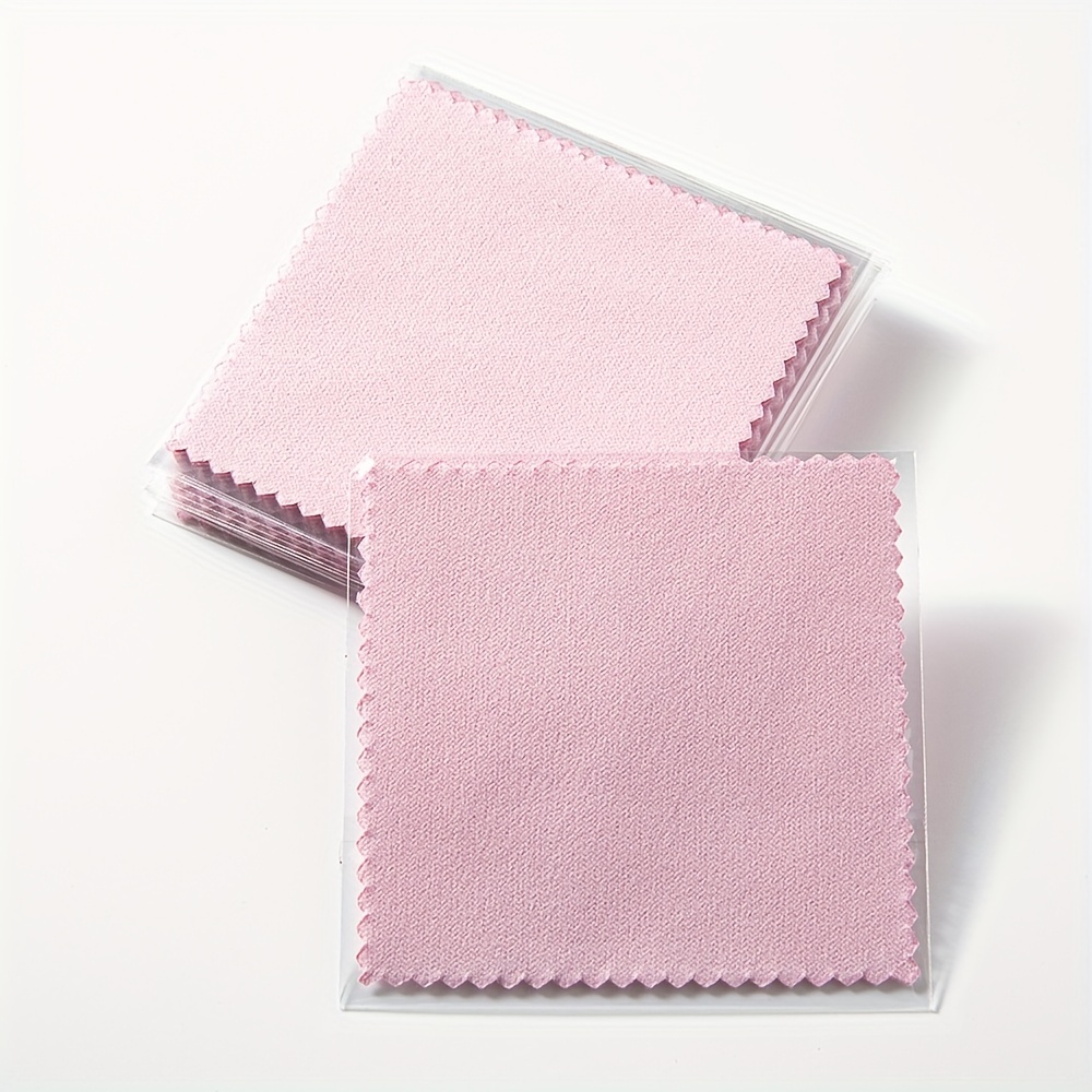 Silver Polishing Cloth Jewelry Cleaning Cloth Polishing Cloth Pink Silver  Cleaning Cloth Jewelry Cleaner Silver Buffing Cloth 