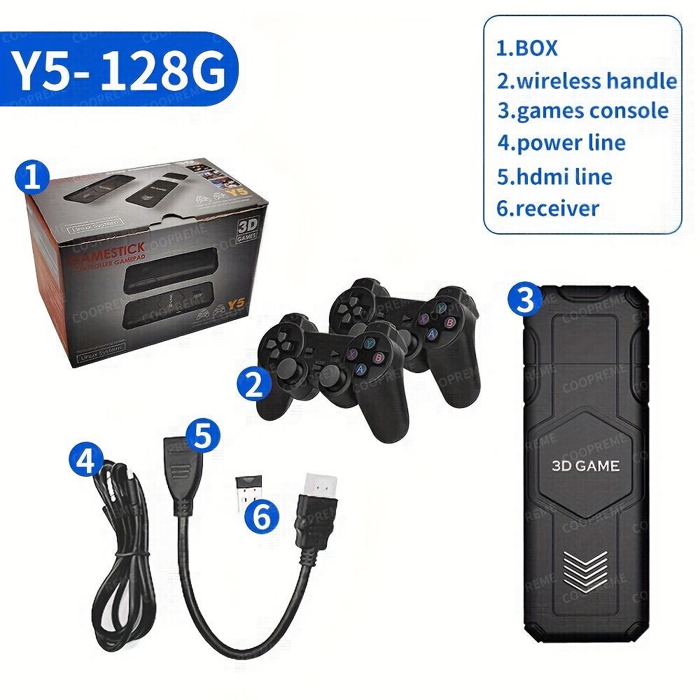 X2 3D HD PSP console de videogame doméstico caixa de jogos 4K sem