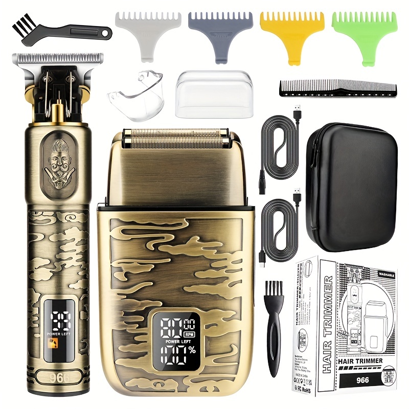 Kemei Hair Trimmer Corded Hair Cutting Kit for Men,,Rechargeable Home  Haircut