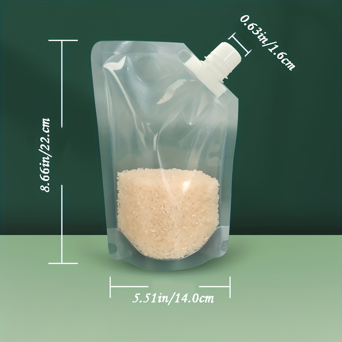 Food Storage Bag With Spout, Sealed Moisture-proof Hand-held