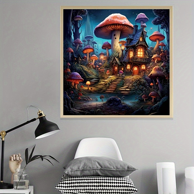  MOOMOH Mushroom Diamond Painting Kits for Adults - 5D