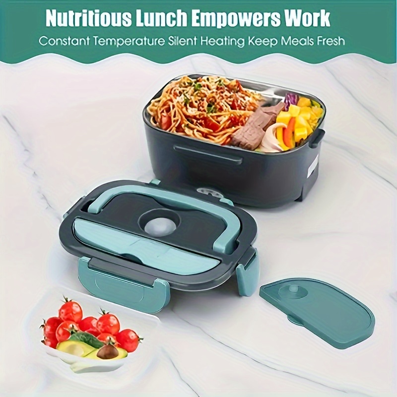 Caja de almuerzo eléctrica con calentador de comida portátil con rec