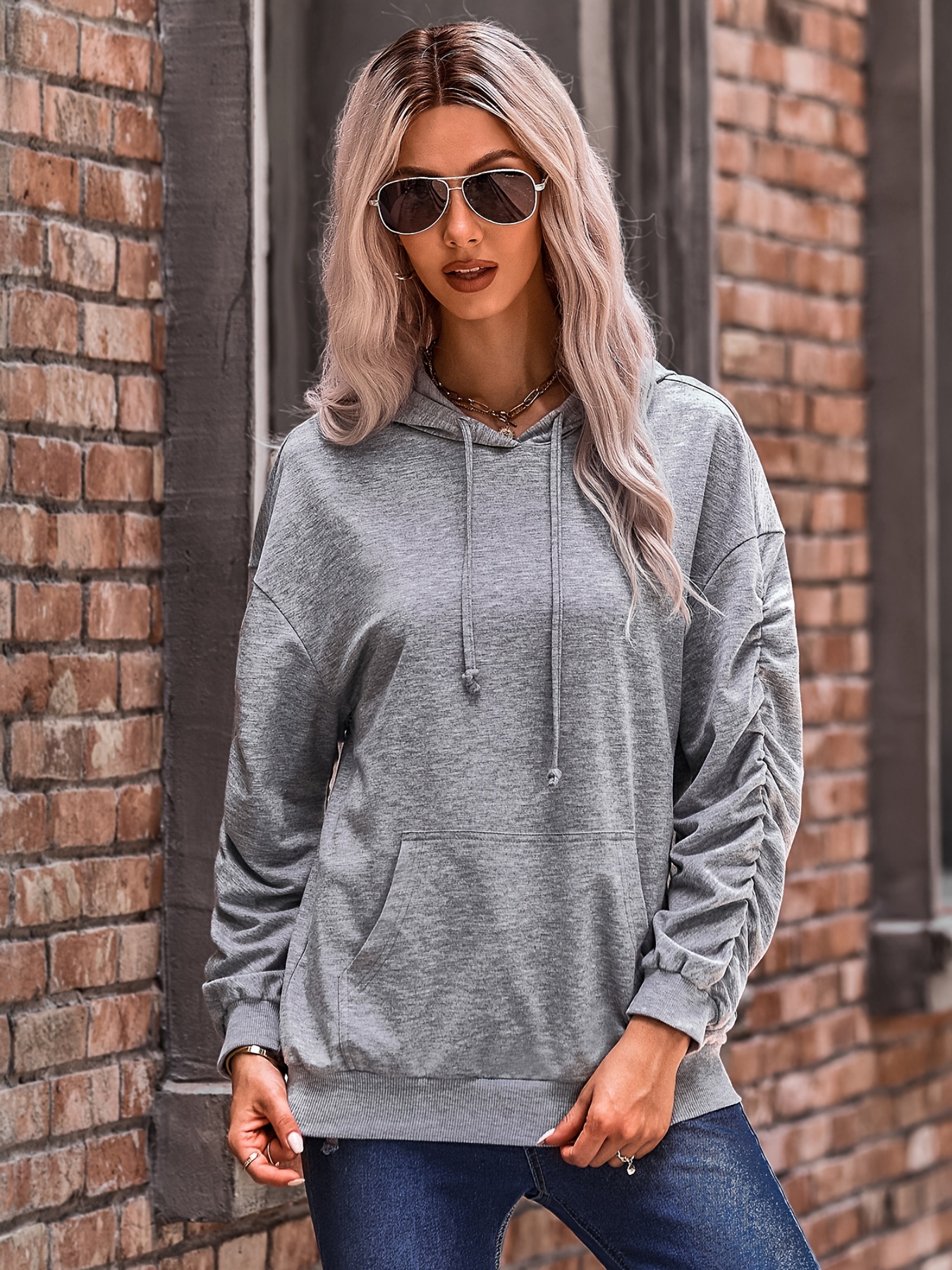 Women'S Fashion Hoodies Sweatshirts Women'S Casual Printed Long