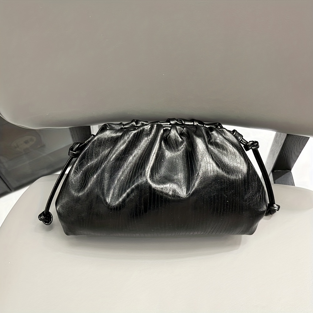 Bottega Veneta - The Pouch Silver Leather Bark Small Bag