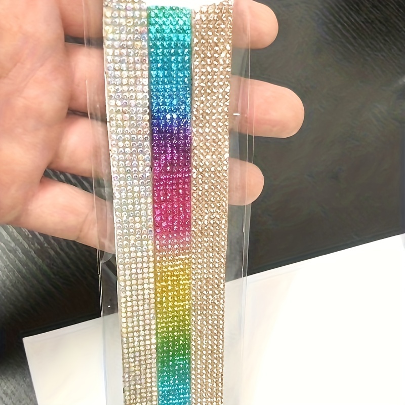 Hot Sale Rainbow Color Crystal Rhinestone Face Jewel Stickers