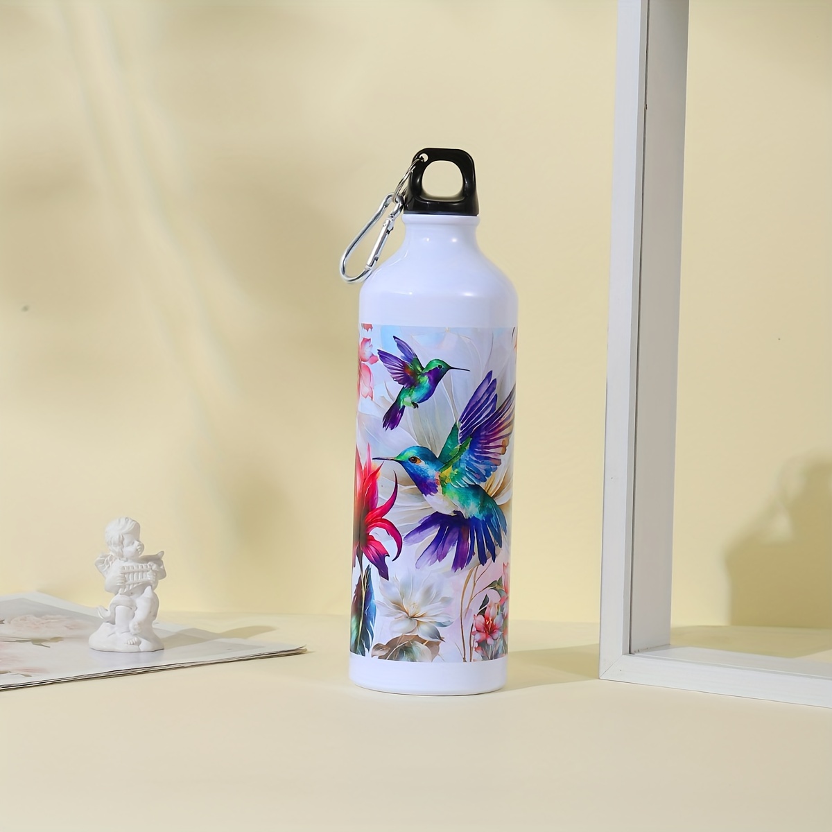 25 OZ Sublimation Sports Water Bottle, 750 ML Aluminum Water