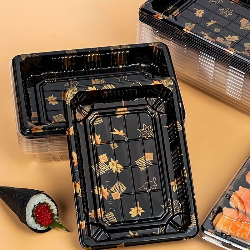 Takeout to Go Rectangle Sushi Food Packaging Box Disposable