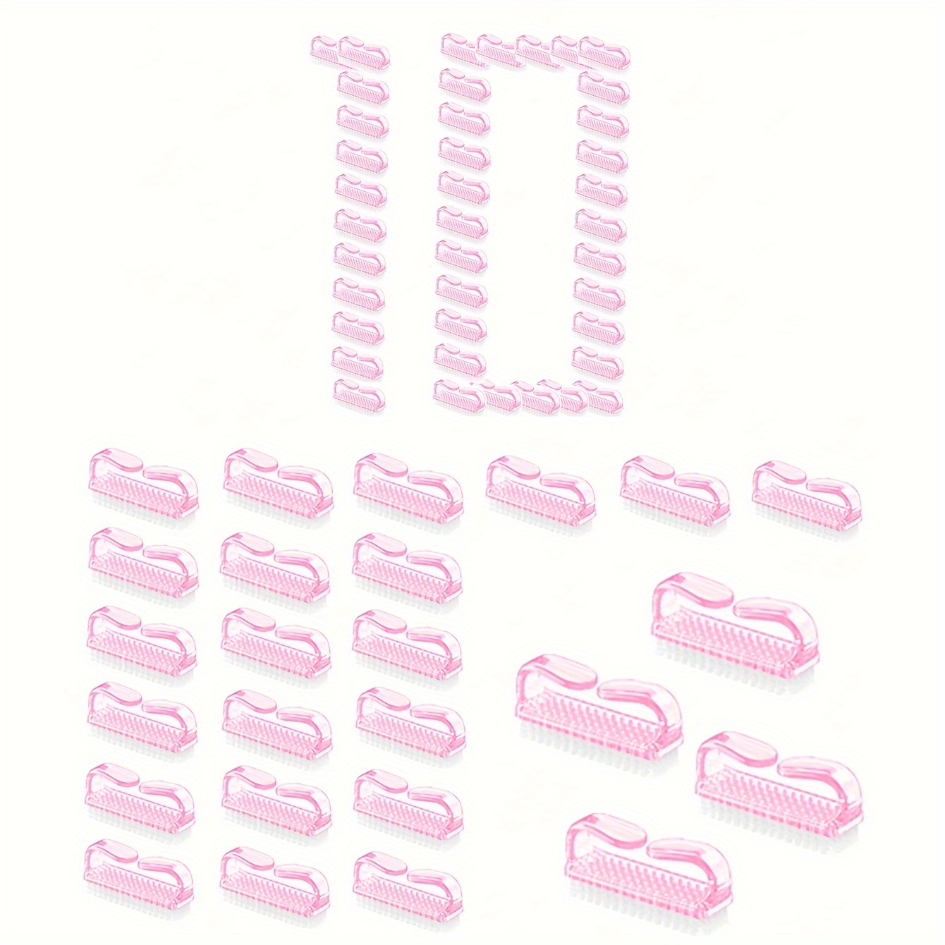 

10/20pcs Nail Dust Brush, Cleaning Brush With Large Brush Head, Ideal For Professional Nail Salon And Home Use