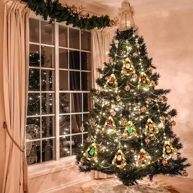 Christmas Tree Decorations String Lights 10 Led Lights - Temu
