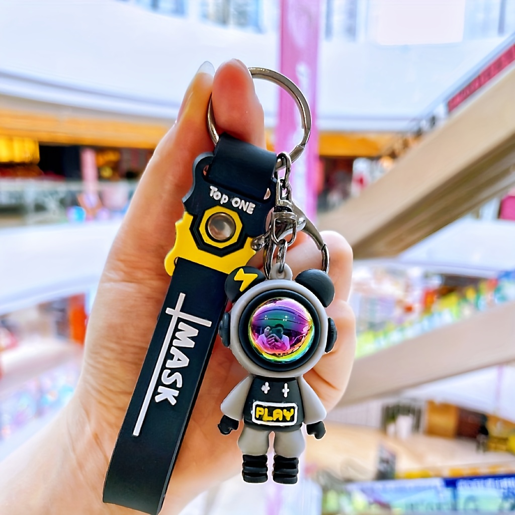 Cute Astronaut Charm Keychain, For Men's Bag Accessories Decoration - Temu