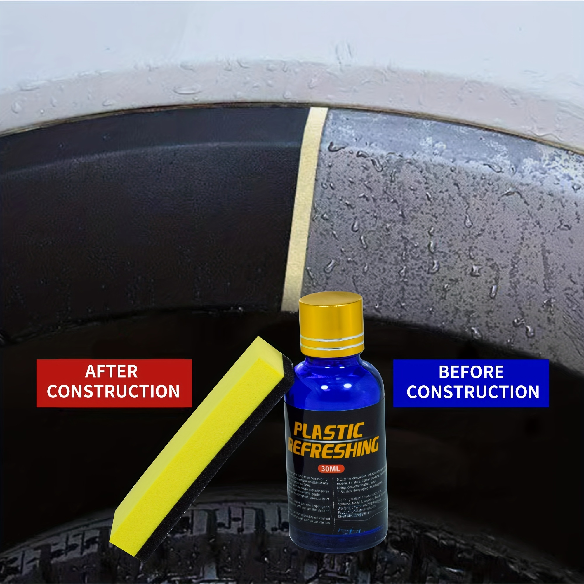 Restore Your Car's With Auto Plastic Restorer Back To - Temu