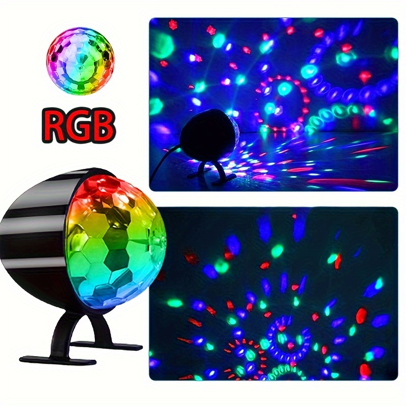 1pc Lampe à boule disco 360 degrés en mouvement rotatif - Temu Belgium