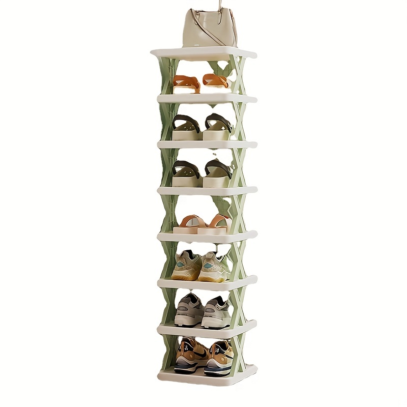 Stackable Small Shoe Rack,Entryway,Closet Space Saving Storage