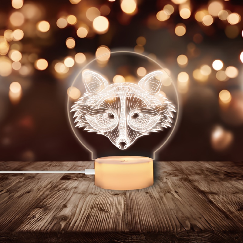 Woodland animal night sales light