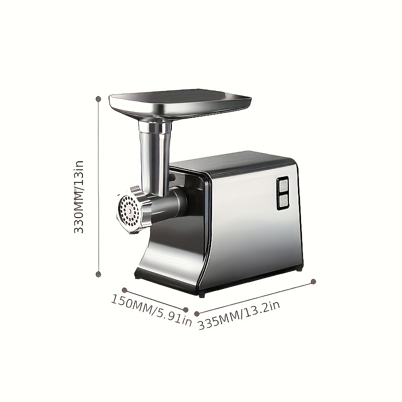 Eu Plug Household Electric Shredded Vegetable And Meat Grinder, Fully  Automatic Multifunctional Sausage Machine, Small Size - Temu