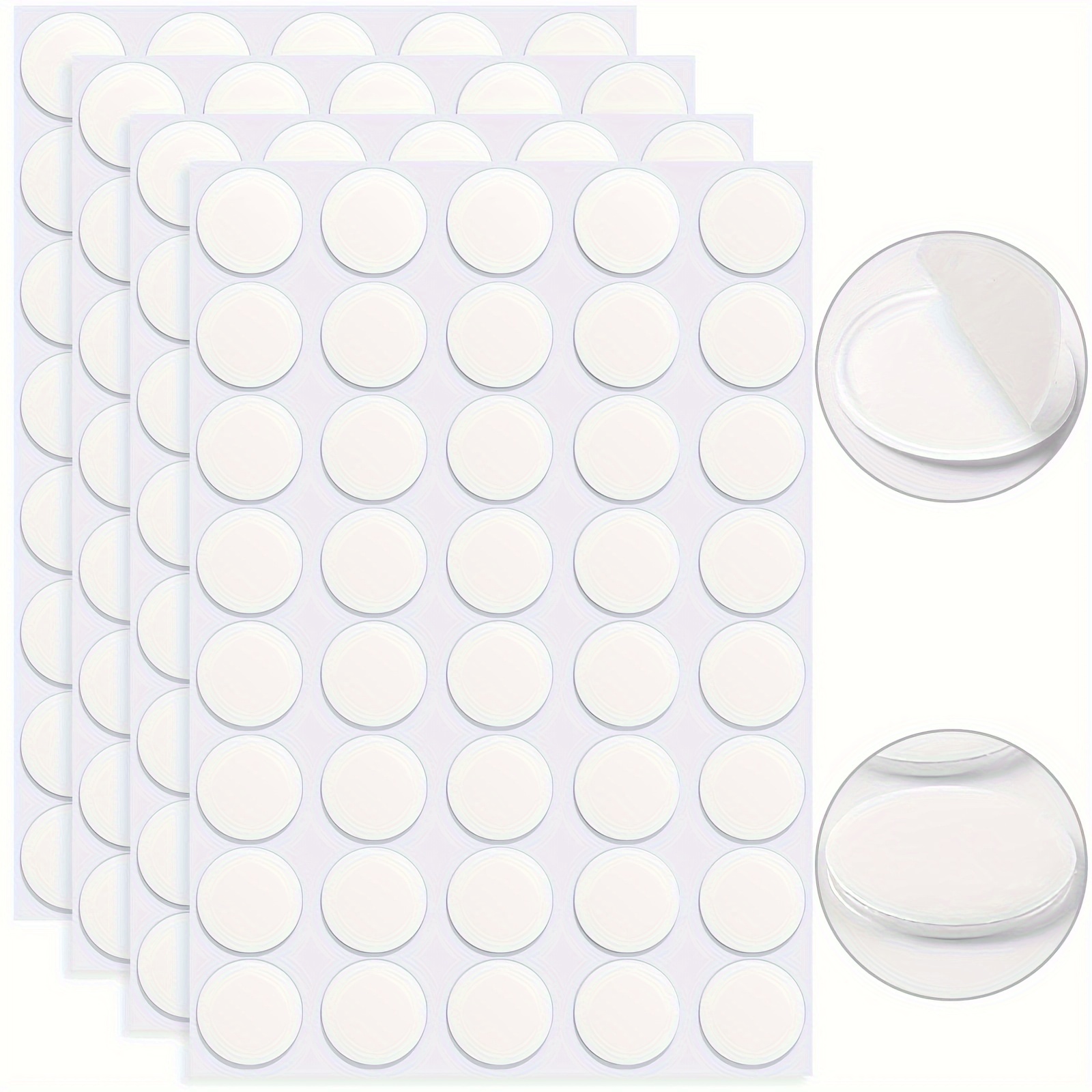 156 PCS Double Sided Adhesive Dots Removable Clear Sticky Putty No