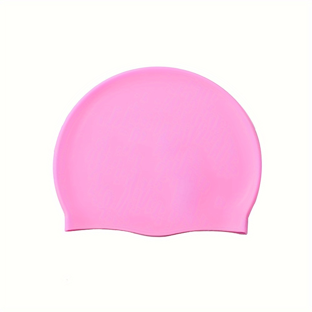 Unisex Silicone Swim Cap Waterproof Comfortable Swimming Cap