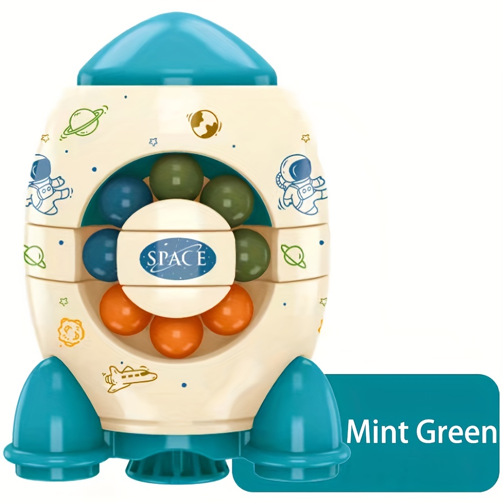 Rocket Magic Bean Rotation Kinetic Spinning Desk Toy, Créativité