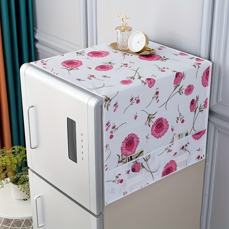 Cover Refrigerator Covers Magnetic Skin Appliance Cover Washer and Dryer  Covers Fridge Cloth Washing Machine Organizer Fridge Cover Home Decor  Jacket