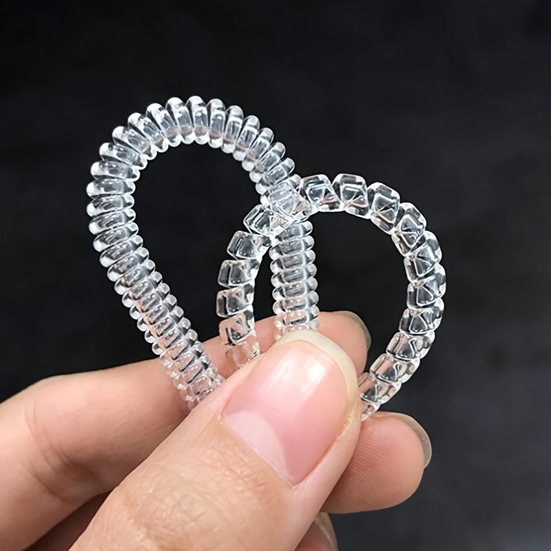 8pcs Ring Size Adjuster For Loose Rings 8pcs Different Sizes Invisible  Transparent Ring Spacer