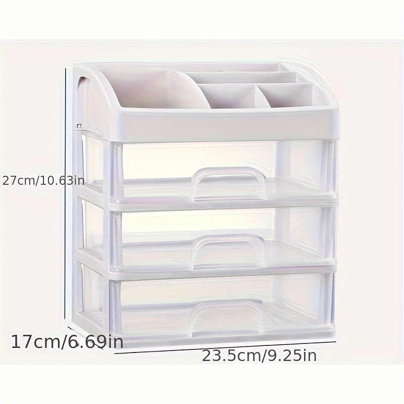 4 Layers Stationery Storage Box Organizer