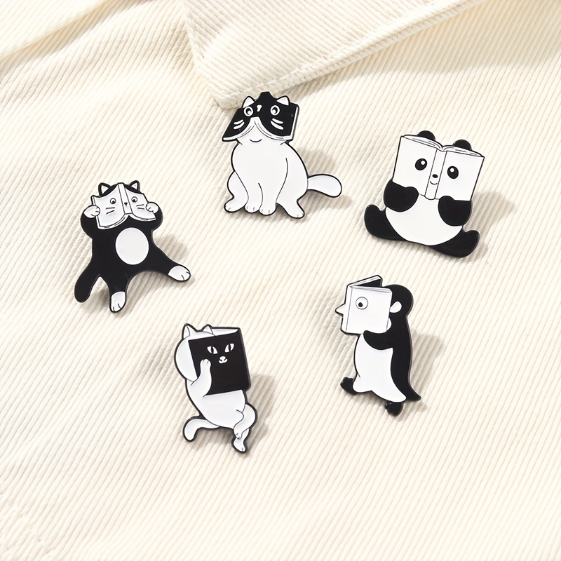 2 Peças Broches De Gatinho De Pesca Kawaii Desenho Animado Gato Pinos De  Metal Completo Para Roupas Infantis, Decoração De Mochila Escolar,  Chaveiro, Acessórios De Bolsa Presente Para Meninas Adolescentes,  Universitárias, Novatas