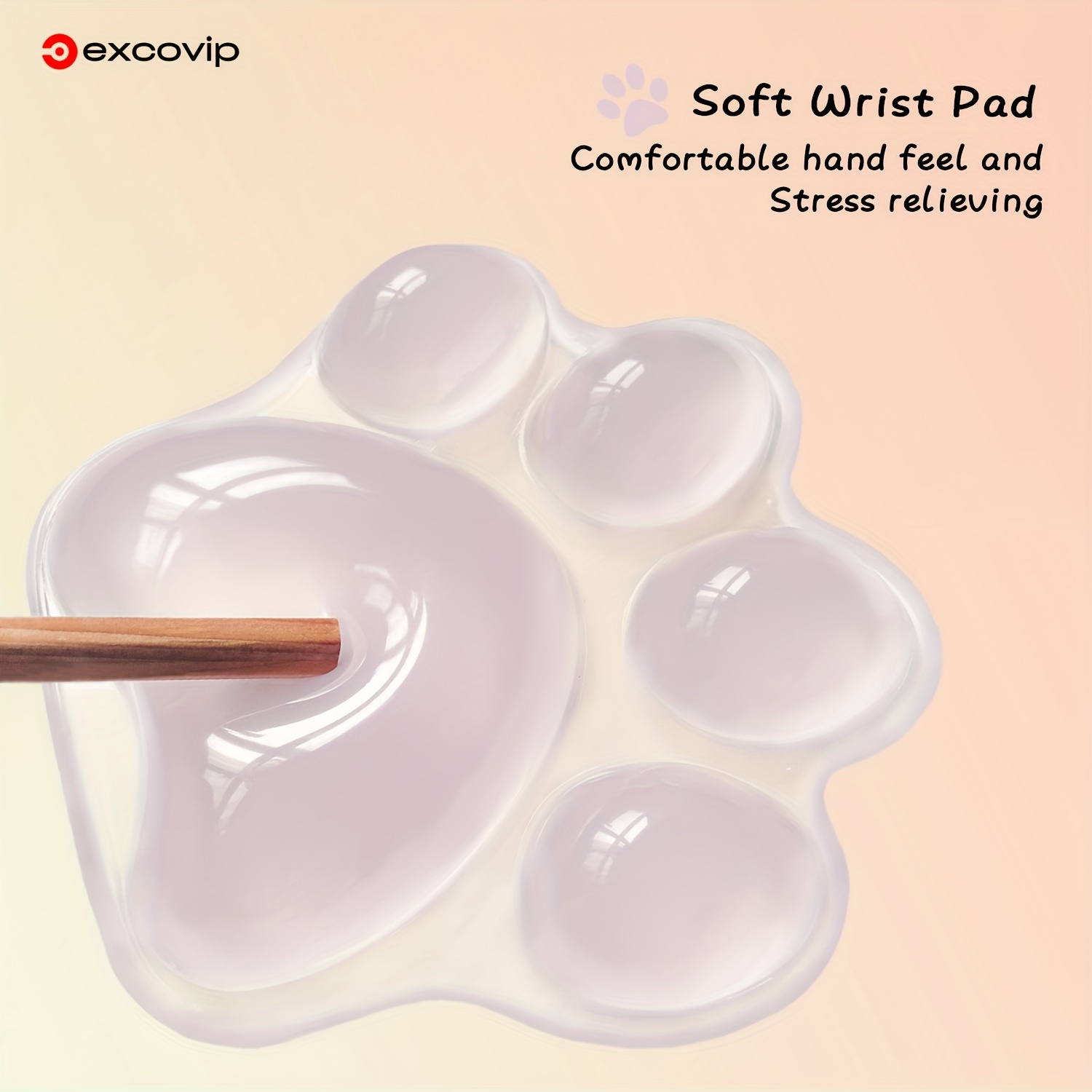 Crystal Cat Claw Wrist Guard Hand Rest for Mouse Hand Pad