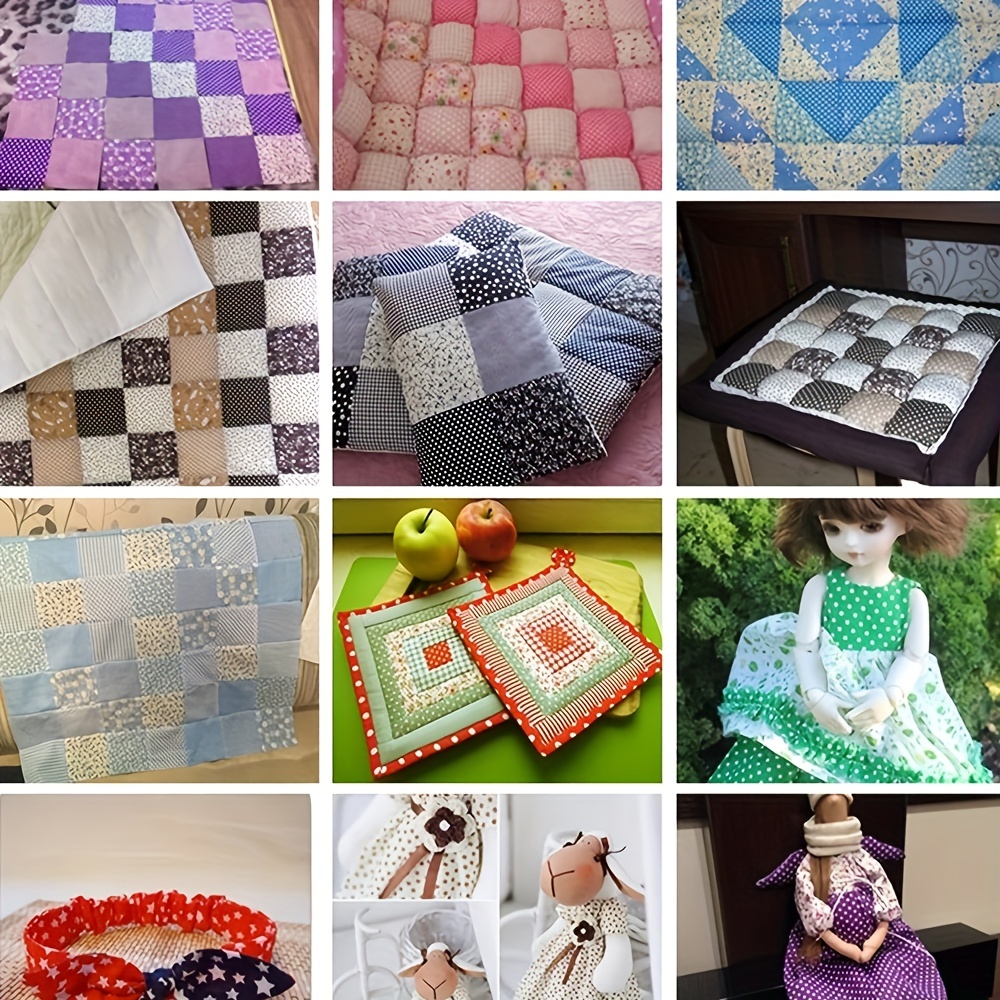 MoonyLI 7 piezas tela de algodón para acolchar patchwork algodón Craft tela  tela tela de algodón Patchwork telas telas telas telas telas estampadas