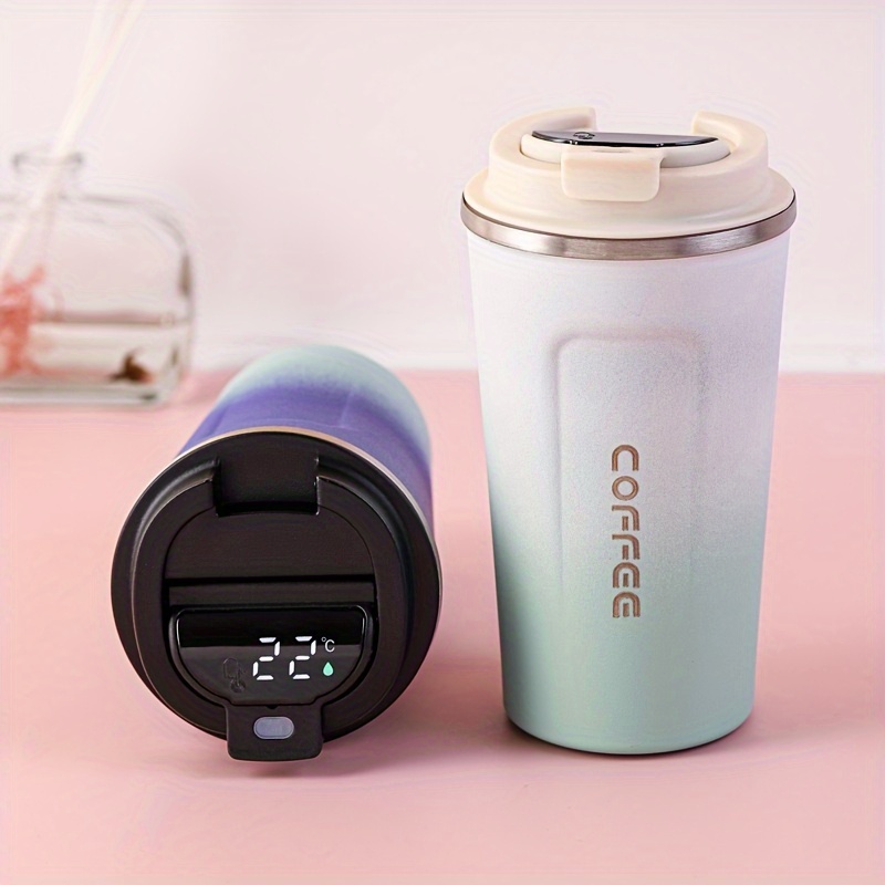 510ML Stainless Steel Smart Coffee Tumbler Thermos Cup with Intelligent  Temperature Display Portable Leak-Proof Travel