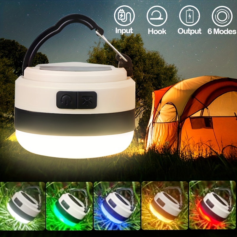 LED Camping Lantern, Rechargeable & Portable Tent Light, 300LM,3
