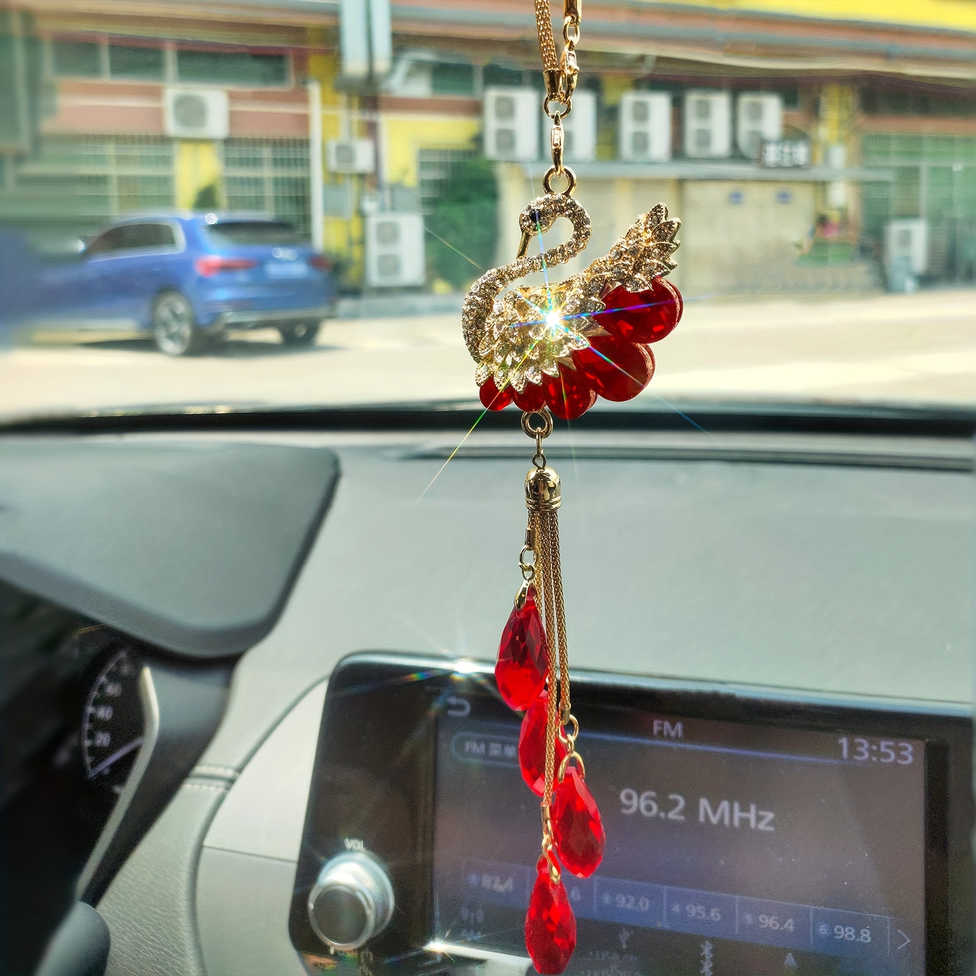 Car Bling Rear View Mirror Hanging Accessories for Women & Men