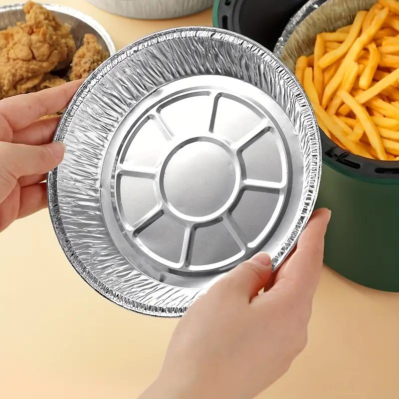 Air Fryer Disposable Special Tinfoil Pan Oil Blotting - Temu