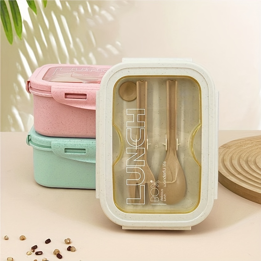 Leakproof 850mL Bento Box with Utensils - Back to School & Work Lunches
