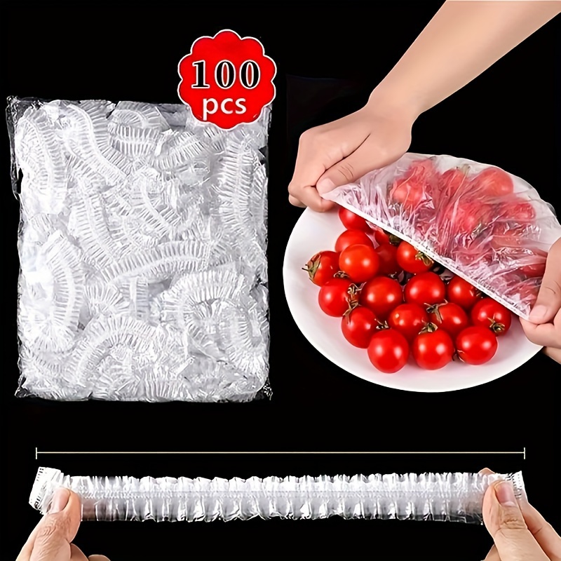 Emballage alimentaire,Film plastique élastique anti poussière, 100