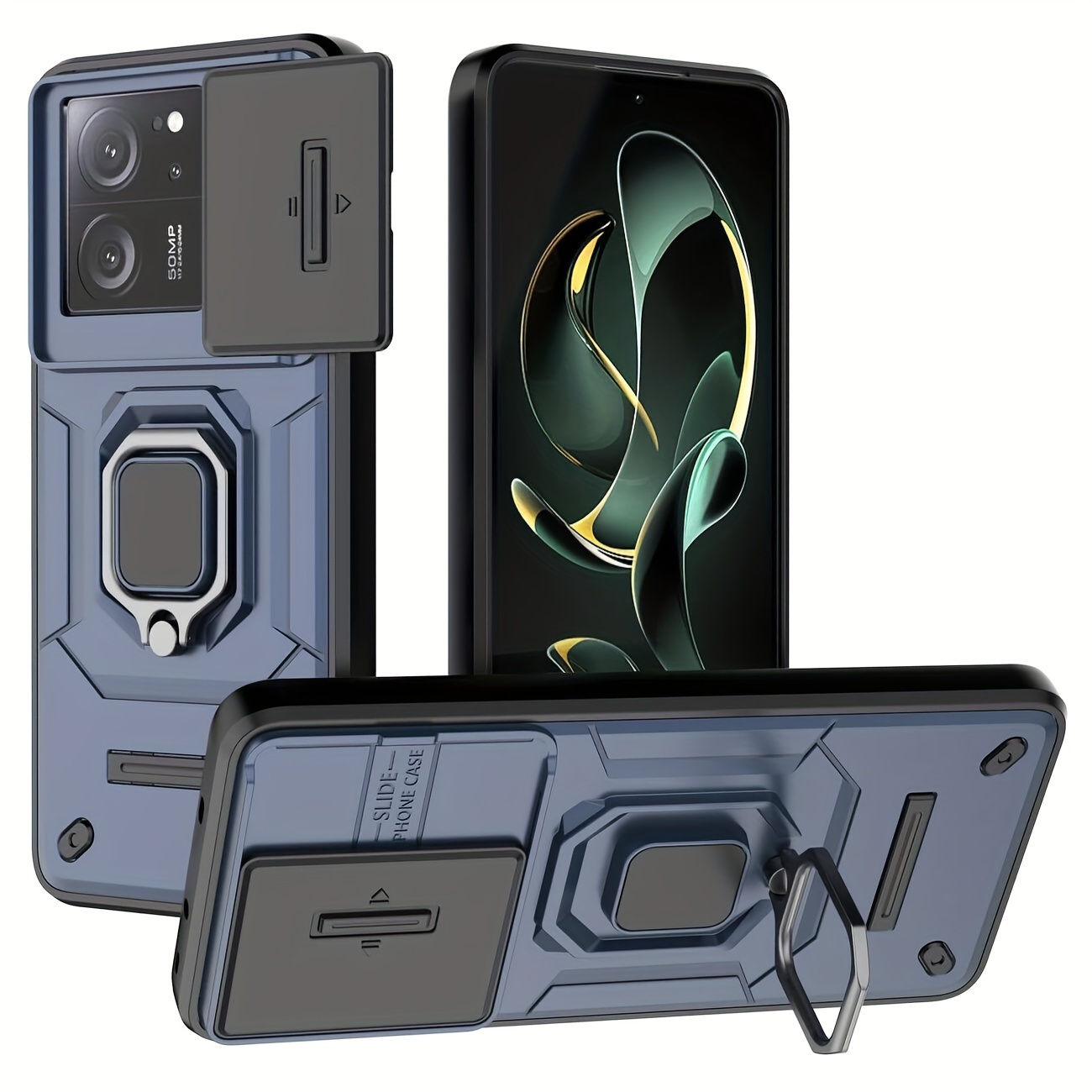 Funda para Xiaomi POCO X3 NFC /X3 Pro con protector de pantalla, armadura  de protección militar híbrida resistente a prueba de golpes, funda