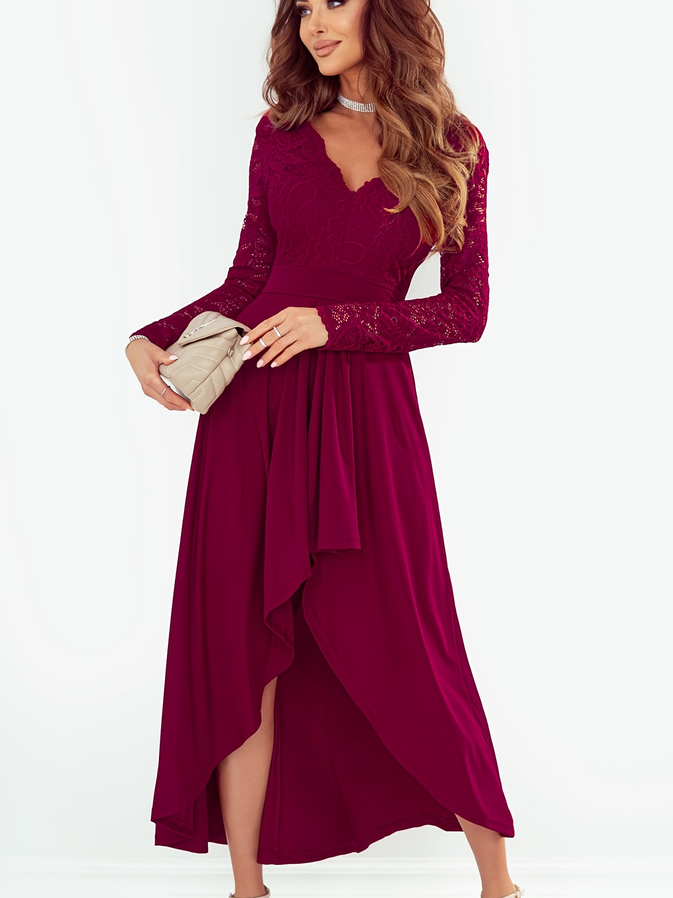 126,94 US$-Vestidos de Noche cortos de lujo para mujer, vestidos