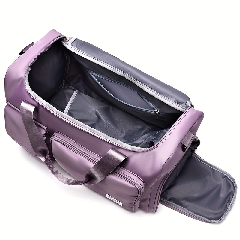 Gaiam Metro Gym Yoga Mat Bag PURPLE Tote Travel Bag 12x14x5.5 MULTI POCKETS