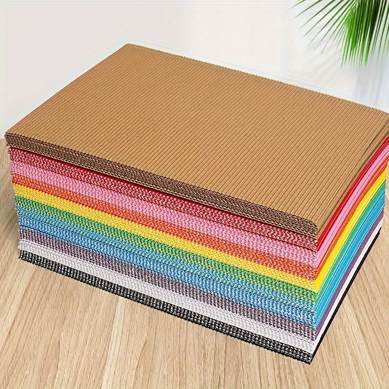 12pcs/pack Striped Colored Card Paper Card Making Material Cute Style  Material Paper 6 Inch Scrapbook Bottoming Background Paper DIY Photo Album  Scrap