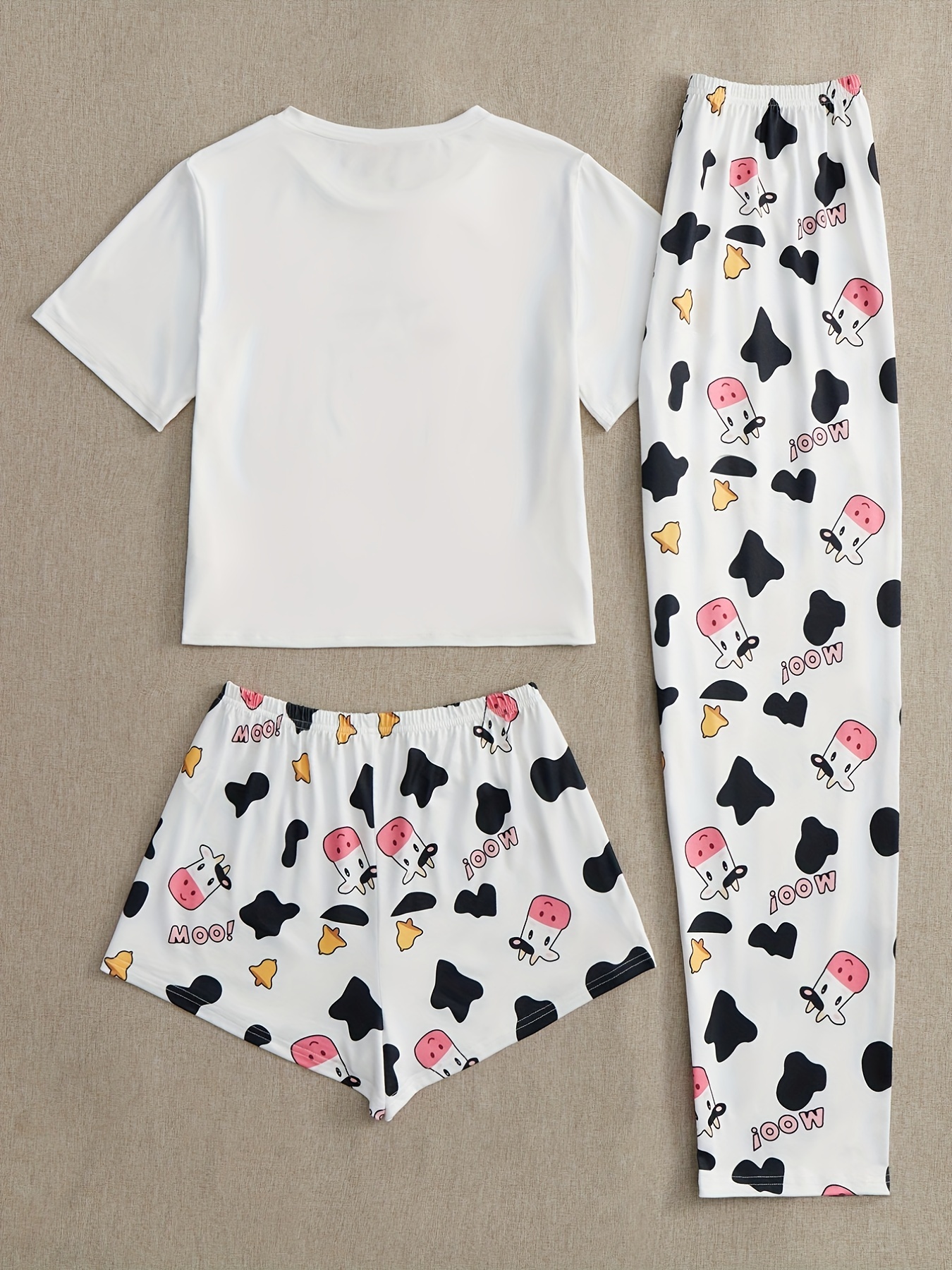 Cow pajamas 2025 for girls