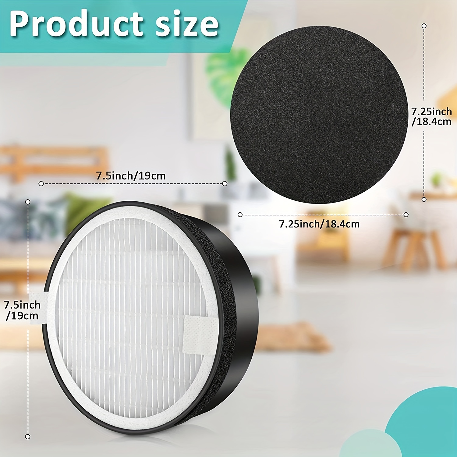 h132 True Hepa Replacement Filter Compatible With Levoit - Temu