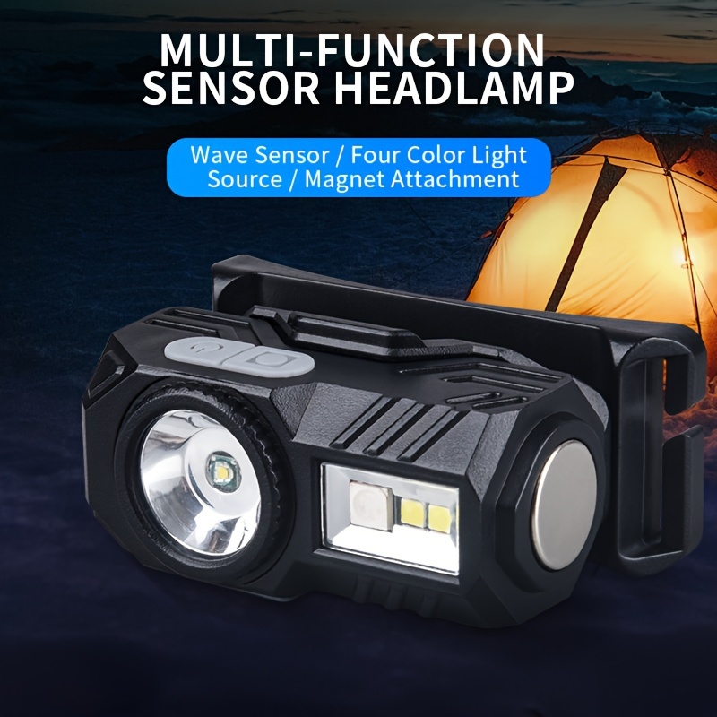 Mini projecteur LED rechargeable phare du capteur de mouvement du