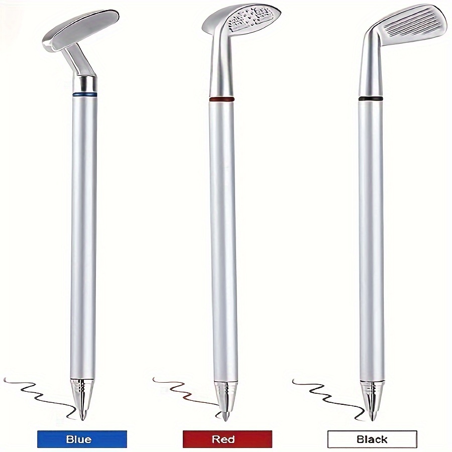 Golf Pen Gifts for Men Women Golfers,Unique Birthday Stocking Stuffers for  Adults Dad Friend Boss Coworkers Him,Mini Golf Pen Sets with 3 Golf Clubs