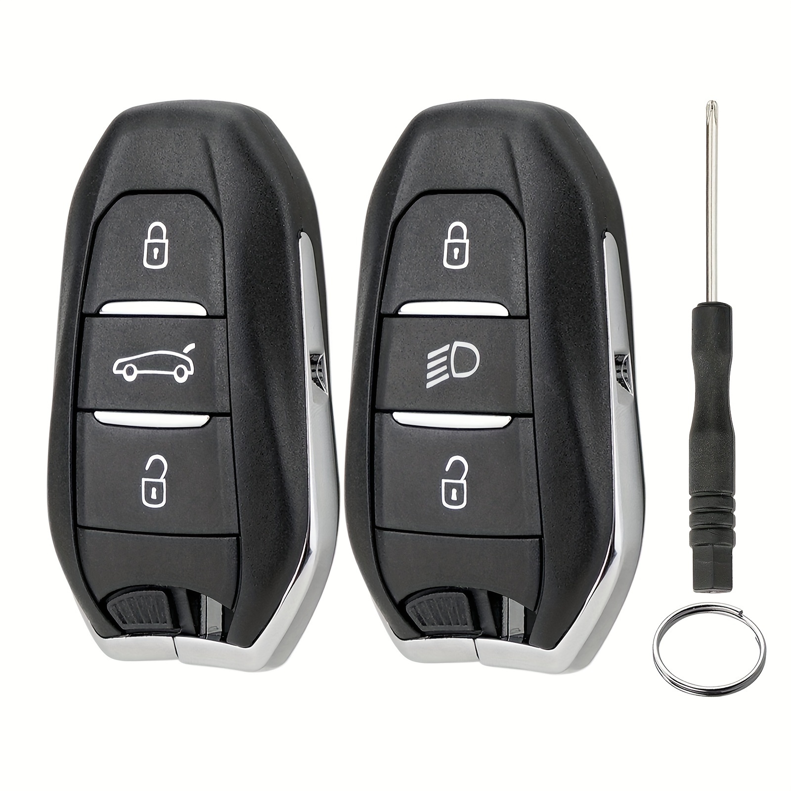 REMTEKEY CE0536 Flip Remote Car Key 2/3 Button 433 Mhz PCF7961 ASK HU83 or  VA2 for Peugeot for Citroen