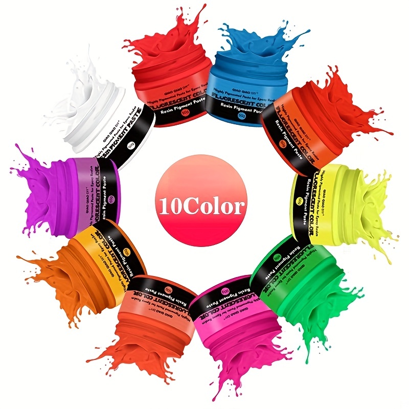 Pigmento de resina epoxi UV de 18 colores - tinte de resina epoxi