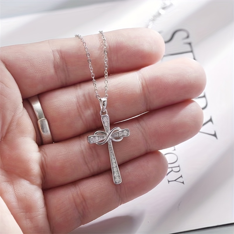 cross   pendant necklace for girls birthday gift 1