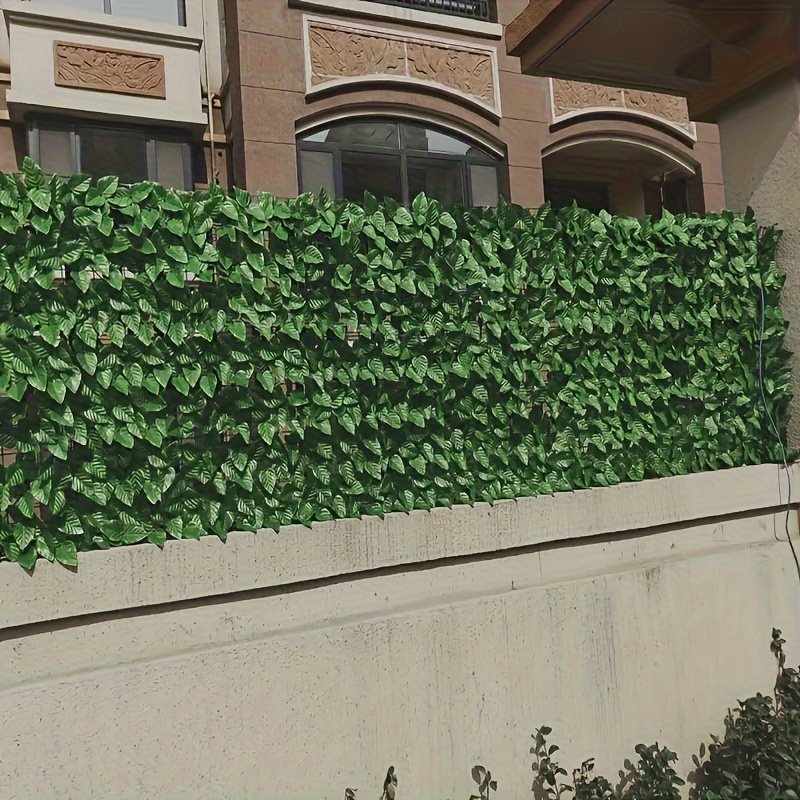Siepe artificiale balcone giardino rete frangivista Siepe artificiale:  utilizzata per la protezione dai raggi UV per interni ed esterni, schermo  per