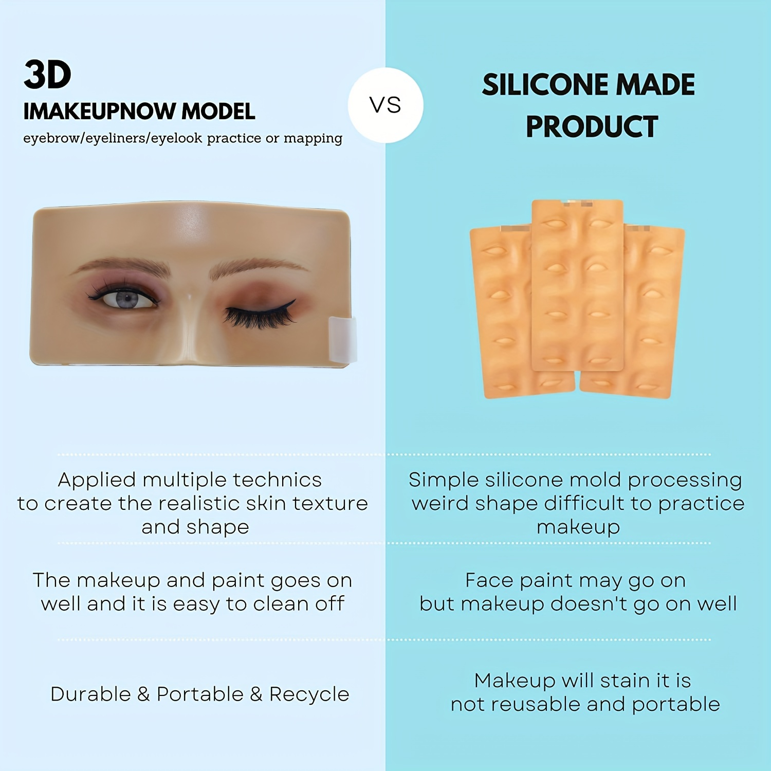 3D IMAKEUPNOW MODEL - full face makeup practice imakeupnow makeup