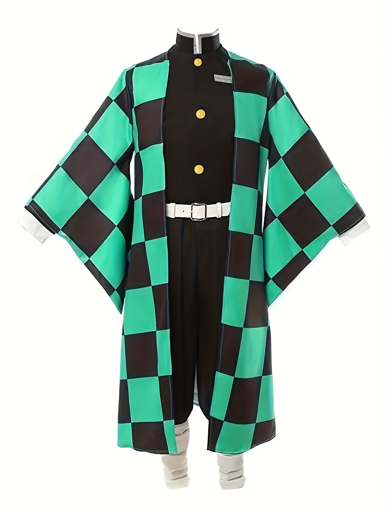 Anime Character Cosplay Costume, Anime Clothes Uniform Set for Halloween Party Cosplay, Kid Boy's Novelty Clothes,Polyester,Green,$22.89,140,Temu