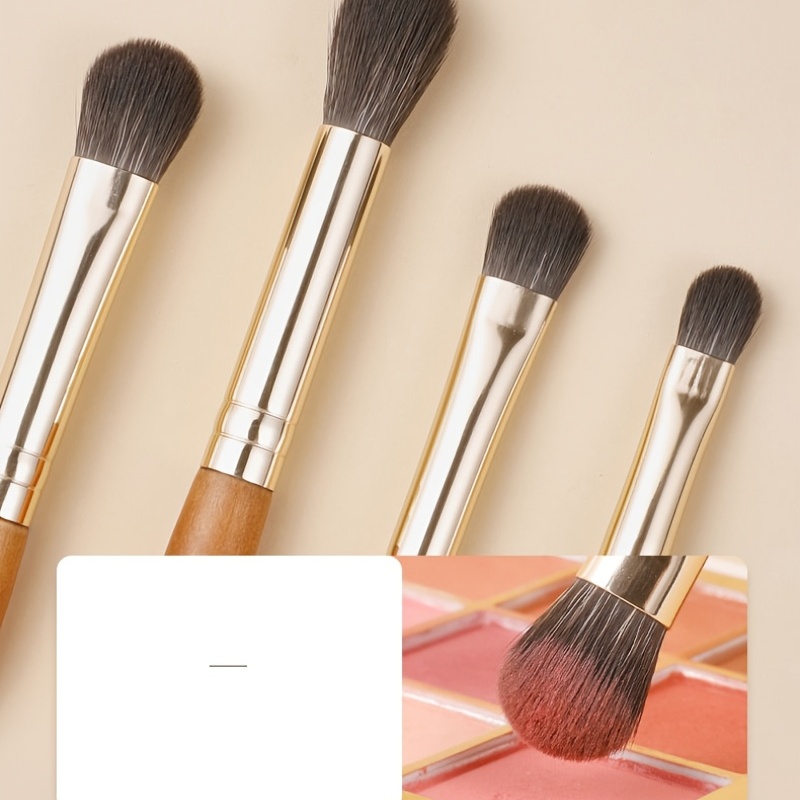 Makeup Brush Tool Set Includes 5 Large 5 Small Brushes For - Temu