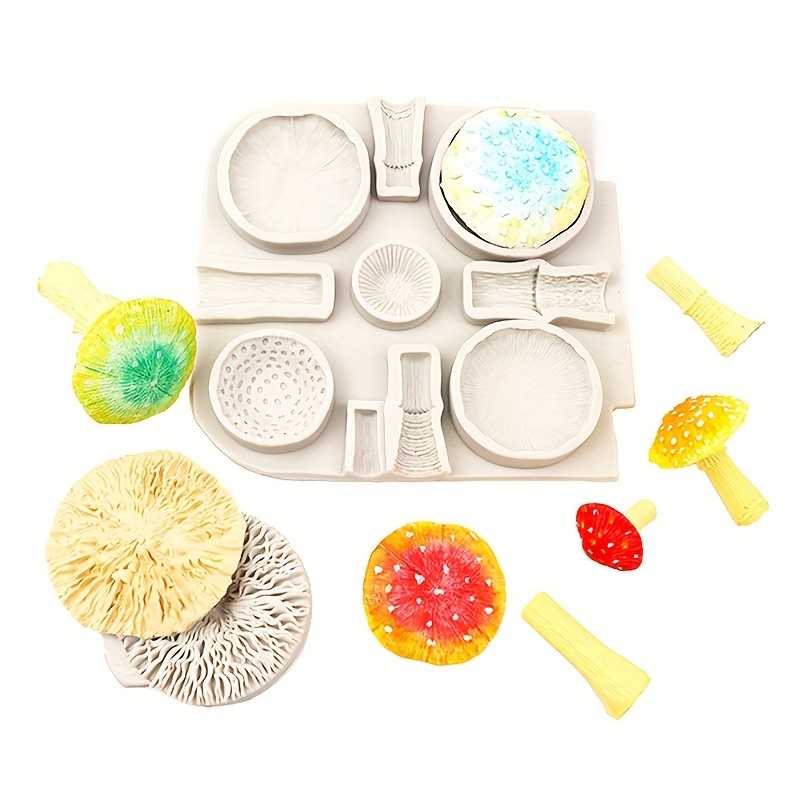 Simulation Mushroom Candle Silicone Mold for DIY Handmade